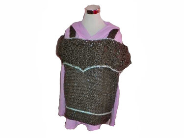 Pulli Top mit Glitzer Häkelanleitung Gr. 38 bis 46