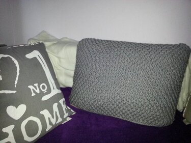 Strickanleitung Kissen 40x70 cm Dekokissen-auch für Anfänger leicht umzusetzen - Bild 2