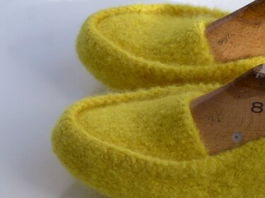 Strickanleitung Filzmokassins Gr. 22 - 47