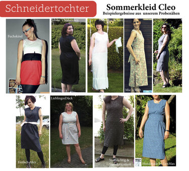 Nähanleitung Kleid / Sommerkleid Gr. 36-46e für Anfänger geeignet - Bild 4