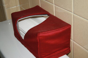 Puffs Tissue Box Cover - Sewing