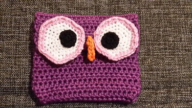 Hygiene - Täschchen "Eule" - kostenlose Häkelanleitung