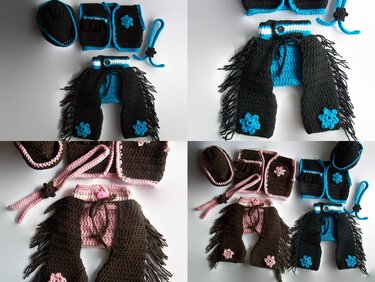 Boys Crochet Pattern Cowboy Chaps