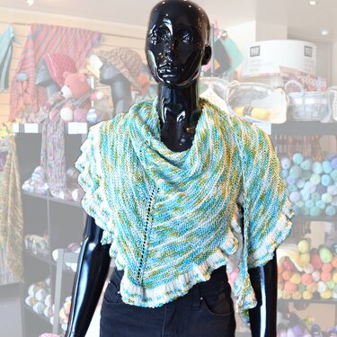 Dreieckstuch Crazy Clouds - Stricken