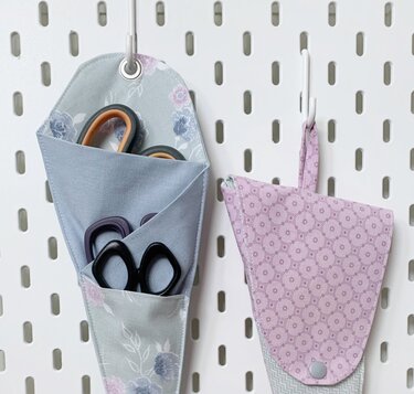 Nähanleitung Scherentasche "Betty" mit Platz für 3 Scheren