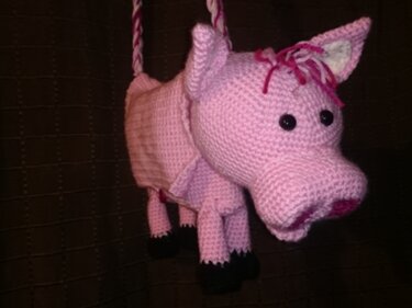 Tierische Taschen - Schwein -  - Häkeln