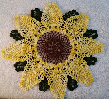 Rays Of Sunshine Doily - Crochet