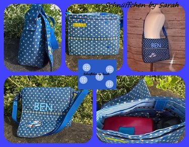 Kindergartentasche Umhängetasche Gudrun - Nähen