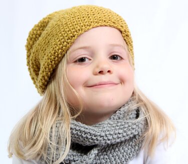 Set-Anleitung Loopschal und Beanie "Till & Theresa", 3 Größen, für Anfänger - Bild 3