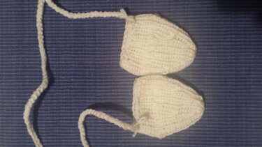 Anleitung kleine Fäustlinge für`s Baby - Stricken