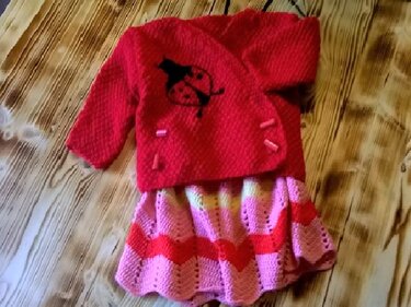 Wickeljacke Größe 68 bis 74  - Stricken