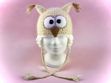 Snowy Owl Hedwig Hat - Crochet Pattern - Image 3