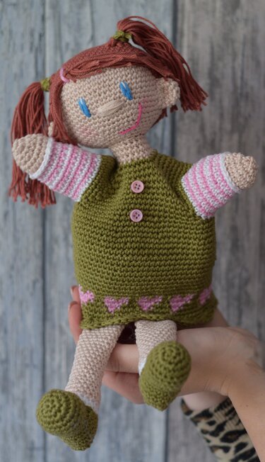 Karlotta die Handpuppe - Häkeln