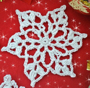 Crochet 7 patterns Snowflakes