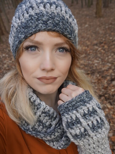 Häkelanleitung Mütze "Winterset" mit Größentabelle - Bild 5