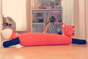 Zugluftstopper Fuchs - Häkeln