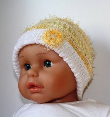 Strickanleitung Baby-Mütze "Mia", ca. 4 - 10 Monate - Bild 8