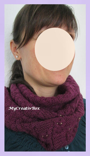 Loop "Eulenflug" - gestrickt - Bild 6