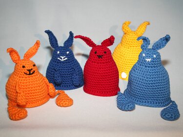 Bunny - Egg Cozy - Shelf Sitter - Crochet Pattern