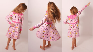 E-Book Set #80+81 PARTYkleid/chen und -shirt - Mutter-/Tochter-Kombi - Bild 7