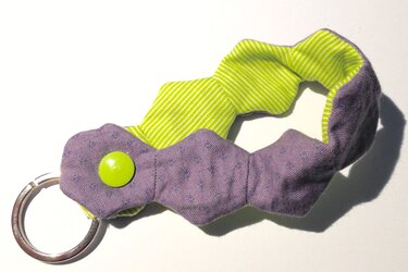 Schlüsselanhänger Paperpiece - Nähanleitung