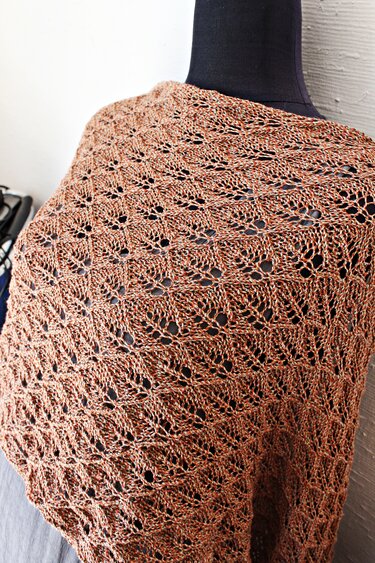 Flammenstola, Knittingpattern