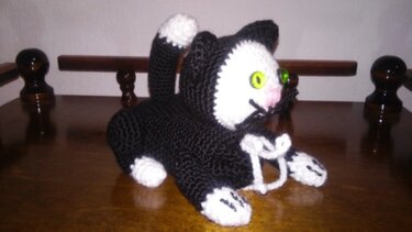 Kätzchen " Mausi " - Häkeln