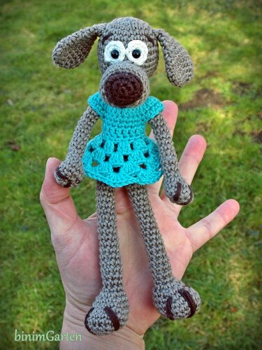 Kleidchen für Fingerpuppen - Häkelanleitung - Bild 8