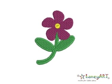 Stickdatei "Blume" Pes Format (Deco, Brother, Babylock) - Bild 2