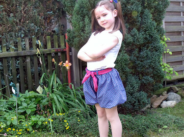 Ballon Shorts Gr. 104 - 128 - Nähanleitung & Schnittmuster - Bild 2