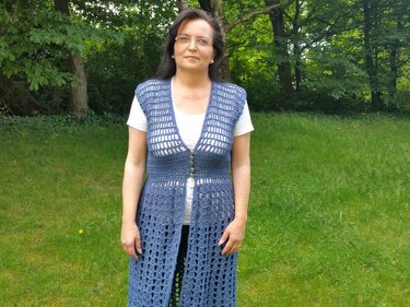 Häkelanleitung Weste für alle Größen anpassbar Summer Kollektion No.9 - Bild 3