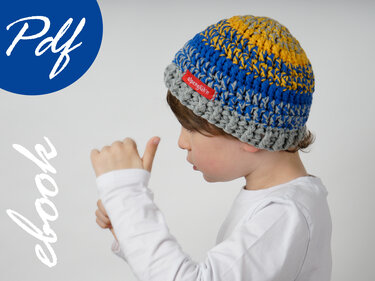 01 E-Book Häkelanleitung bunte Mützen Mama + Kids - Bild 5