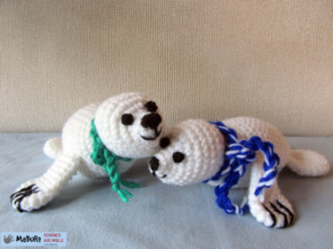 Häkelanleitung Rita und Robin Robbe