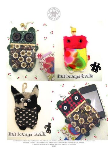 Pit- E-Book für Handy-Tasche iPod Case Bag Nähanleitung mit Schnittmuster für Nähanfänger geeignet - handmade with Love by firstloungeberlin - Bild 5