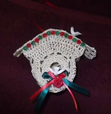 Birdhouse Ornament Pattern - Crochet