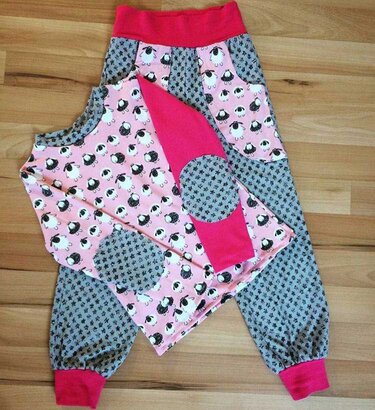 Felixs reversible baggy trousers pattern / unisex, sizes 110-152 (5-12 yrs. - Sewing