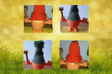 Strickanleitung Eierwärmer, 2 an der Zahl, ideal auch für Ostern- Schritt für Schritt Anleitung