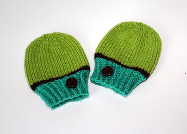 Strickanleitung Baby-Handschuhe "Leon", ca. 4 - 10 Monate