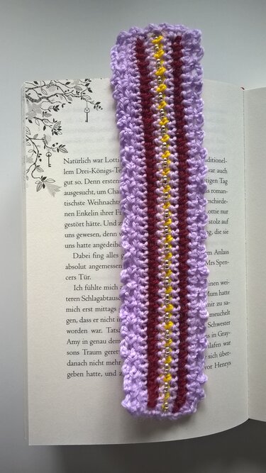 Häkelanleitung Lesezeichen