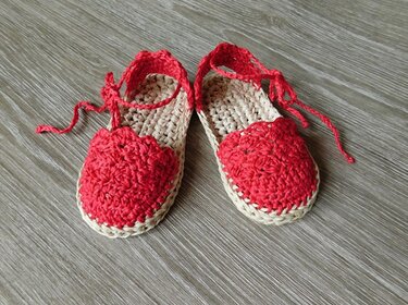 Baby Espadrille, Baby Sandals , Baby booties, Crochet Pattern 