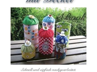 Schatzdose - recycelte Blech-Dose mit Stoff belegt - Nadelkissen Utensilo Aufbewahrung E-Book PDF-Datei zum Basteln & Nähen für Mama und Kind ab 8 Jahren. Handmade with Love von firstloungeberlin