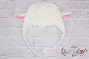Cute as a button Lämmchenmütze Häkelanleitung - Bild 3