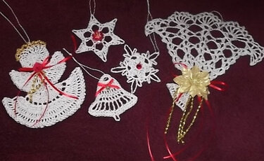 Christmas Ornaments Pdf - Crochet