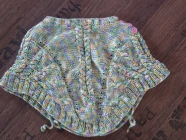 Babyponcho Größe 68 - Nähen