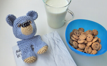 Lesezeichen Bär Häkelanleitung