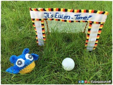 Fu&szlig;balleule Ukraine | It's Eulen-Time - Häkeln