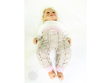 2 PDFs Set: Jacket & trousers ‘Cable braid’, sizes: 0 m - 4 y. - Image 10