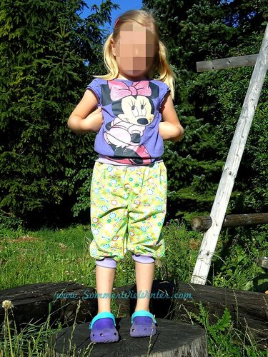 Nähanleitung Schnittmuster kurze Hose 50/56 134/140 Schietbüdel-Büx