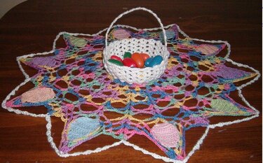 Egg Hunt Doily - Crochet
