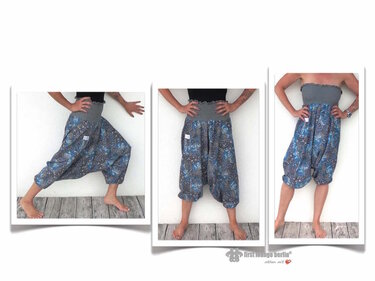 Us-Yasmin *** Bloomers sewing without sewing without patterns one size pants XS-XXL E-Book Pdf